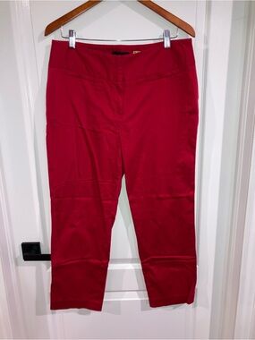 Sharagano Red Crop Pants - size 12